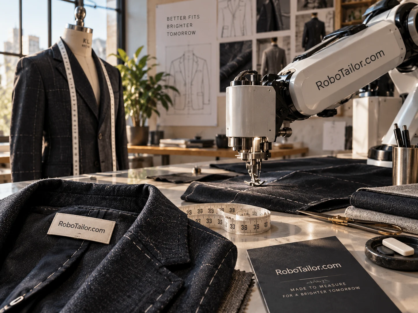 RoboTailor.com concept: An automated made-to-measure apparel brand