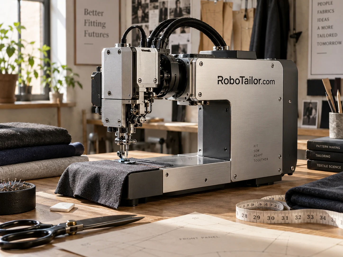 RoboTailor.com concept: A sewing and fitting robot platform